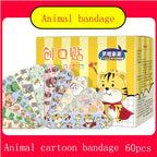 60/120/240/360/480pcs Cartoon Pattern Waterproof Hemostasis Band Aid Stickers for Kids Adhesive Bandage Wound Plaster First Aid