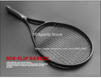 1x 27 Zoll Tennis-Racket, besaitet, Carbon-Aluminium-Legierung, Freizeit-Schläger, stoßfest, mit Tragetasche, für Erwachsene