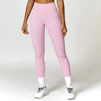 Neue Sommer High Waist Sport Leggings Damen Stretch Gymnastikhose Damen Lauf-Workout-Leggings Weibliche weiche Strumpfhose Push Up Yoga Hose