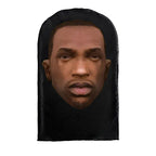 Neue 3D-gedruckte Kanye Maske Drake Elastisches Mesh Vollgesichtsmaske für Unisex Cosplay Kopfbedeckung Party Simulation Sturmhaube Mütze Kopfbedeckung