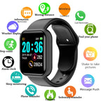 Multifunktionale Smartwatch für Damen und Herren, Bluetooth-verbunden, Telefon, Musik-Player, Fitness-Sportarmband, Schlafmonitor D13 Smartwatch