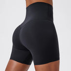 Hearuisavy Damen Yoga Shorts Sommer Soft Buttock Lift Gym Leggings High Waist Sport Shorts Damen Running Workout Shorts Female