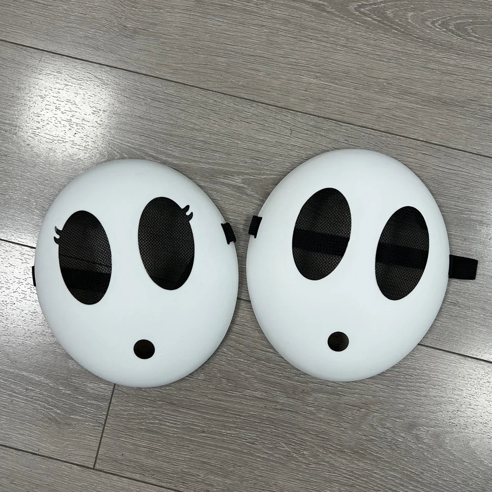 Game Bros Shy Guy Maske Cosplay Lustige Unisex Kinder Jungen Mädchen Erwachsene Dicke Plastikmasken Halloween Karneval Party Kostüm Requisiten