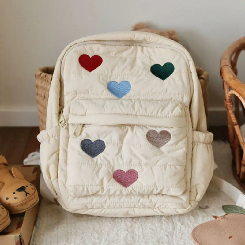 2025 Neues Design Cartoon Kinderrucksack Tierstickerei Muster Schultasche Jungen Mädchen Kleinkind Kindergarten Kinderrucksack Zweitbild