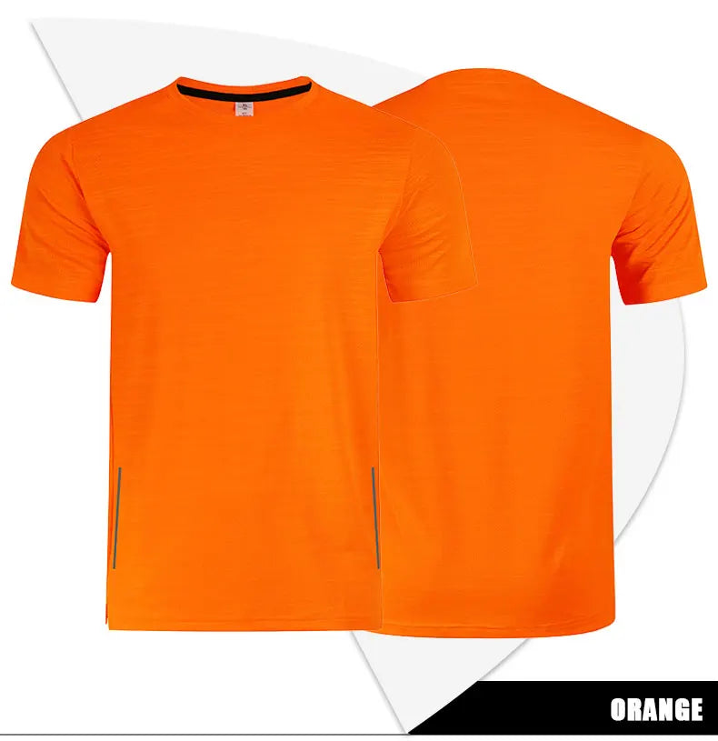 Muskel-Training Kompressions-T-Shirt Herren Laufen Dry Fit T-Shirt Uni Farbe Übergröße Gym Herren T-Shirts Sport Herren Oberteile Sweatshirt
