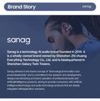 Sanag Z60S Ohrclip-Kopfhörer OWS HiFi-Sound Open-Ear-Ohrhörer Audífonos Bluetooth Kabellose Kopfhörer Flash-Sale Headset