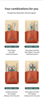 MR.GREEN Tragbares Maniküre-Set Nagelknipser Reise-Werkzeugset Edelstahl Geschenkbox für Freunde oder Familie