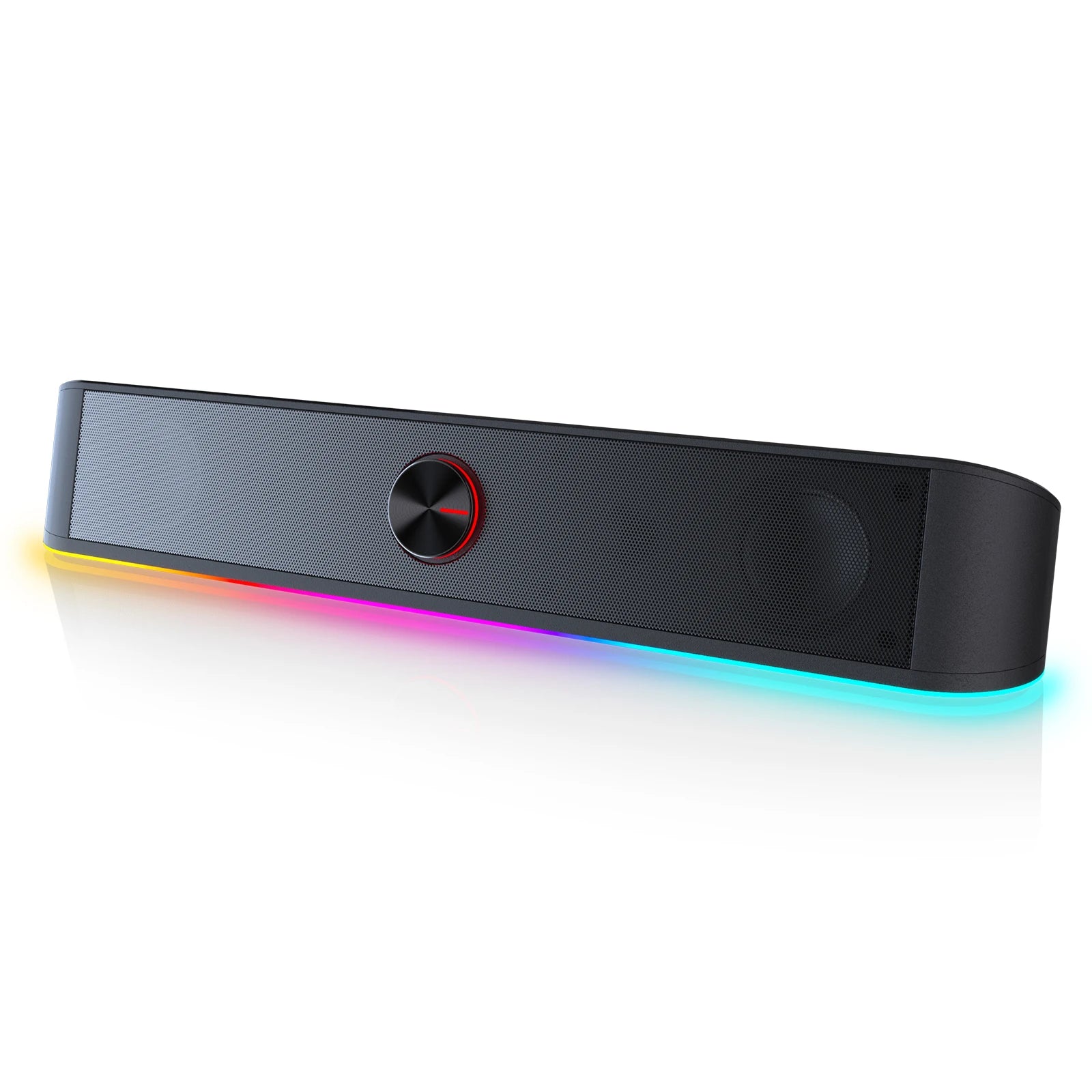 Redragon GS560 Adiemus RGB USB Desktop Soundbar, 2.0-Kanal-Computerlautsprecher mit dynamischer Beleuchtungsleiste, Audio-Licht-Synchronisierung/Anzeige Hauptbild