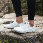 Oiaano Barfußschuhe Herren Schwarz Damen Wassernetz Minimalistische Sneaker Sport Aqua Strand Weiche Sohle Leicht Atmungsaktiv Outdoor Wandern