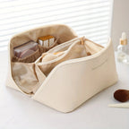 Schmink-Organizer, Kulturtasche für Frauen, Make-up-Etui, Aufbewahrungstasche, Luxus-Damenbox, Kosmetiktasche, Organizer-Tasche für Reisen mit Reißverschluss