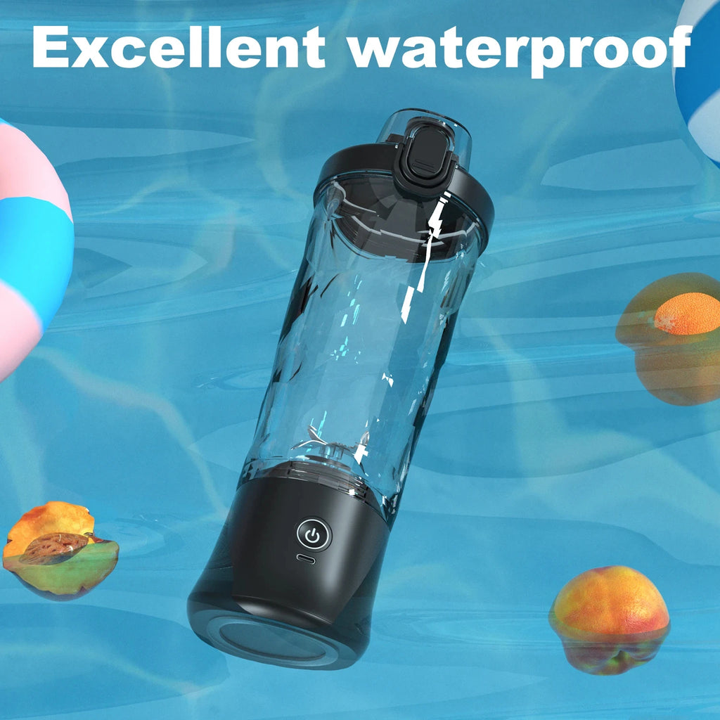 Neuer tragbarer Mixer 600ML Elektrischer Entsafter Fruchtmixer 4000mAh USB wiederaufladbarer Smoothie Mini Mixer Persönlicher Entsafter farbenfroh