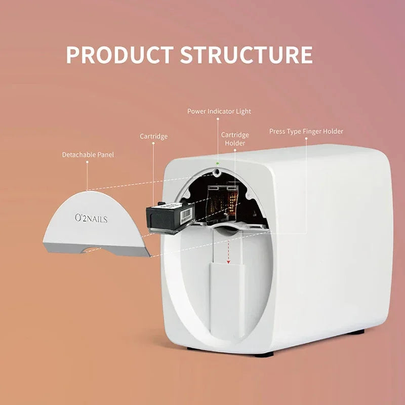 Smarter 3D Mobiler Nageldrucker M1 Muster Digitaler Nagelkunst-Drucker DIY Tragbares H1 Nagelkunst-Gerät Vom Telefon