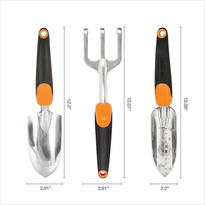 Unverzichtbares Gartenpflanzgerät für Zuhause, multifunktionales Gartengerät3Gartengeräteset mit Schaufel und Blumentopf, ergon