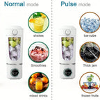 Neuer tragbarer Saftmixer für Shakes Smoothie 700ML Robuster Entsafter Stahlklingen 2-in-1 Mixer Flasche Smoothie tragbar
