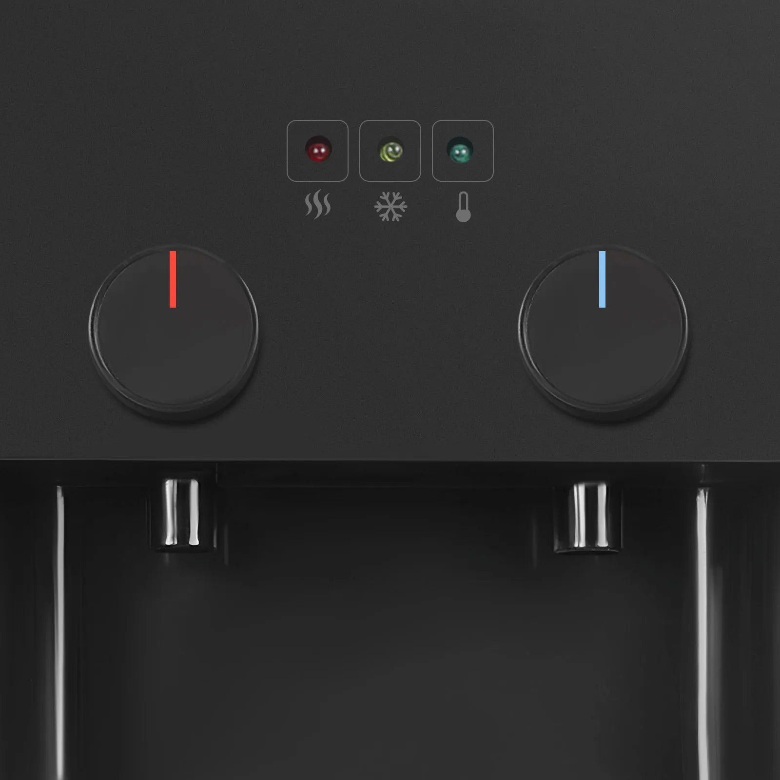 Desktop-Elektrowasserspender, separates Heiß- und Kaltwasser für Kaffee, Büro, 550 W, 85–95 ℃