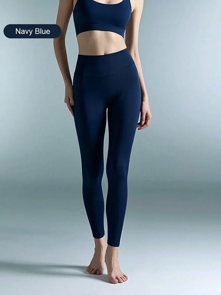 Sommerschlussverkauf High-Waist Yoga-Hose – 4-Wege-Stretch schnelltrocknende Leggings für Laufen Radfahren Fitnessstudio-Training
