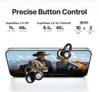 Baseus Bowie MC2 AIR Clip-on TWS Earbuds Ear Clips Wireless Earphones Bluetooth 6.0   Open earrings 4 Mic ENC Sports Headphone