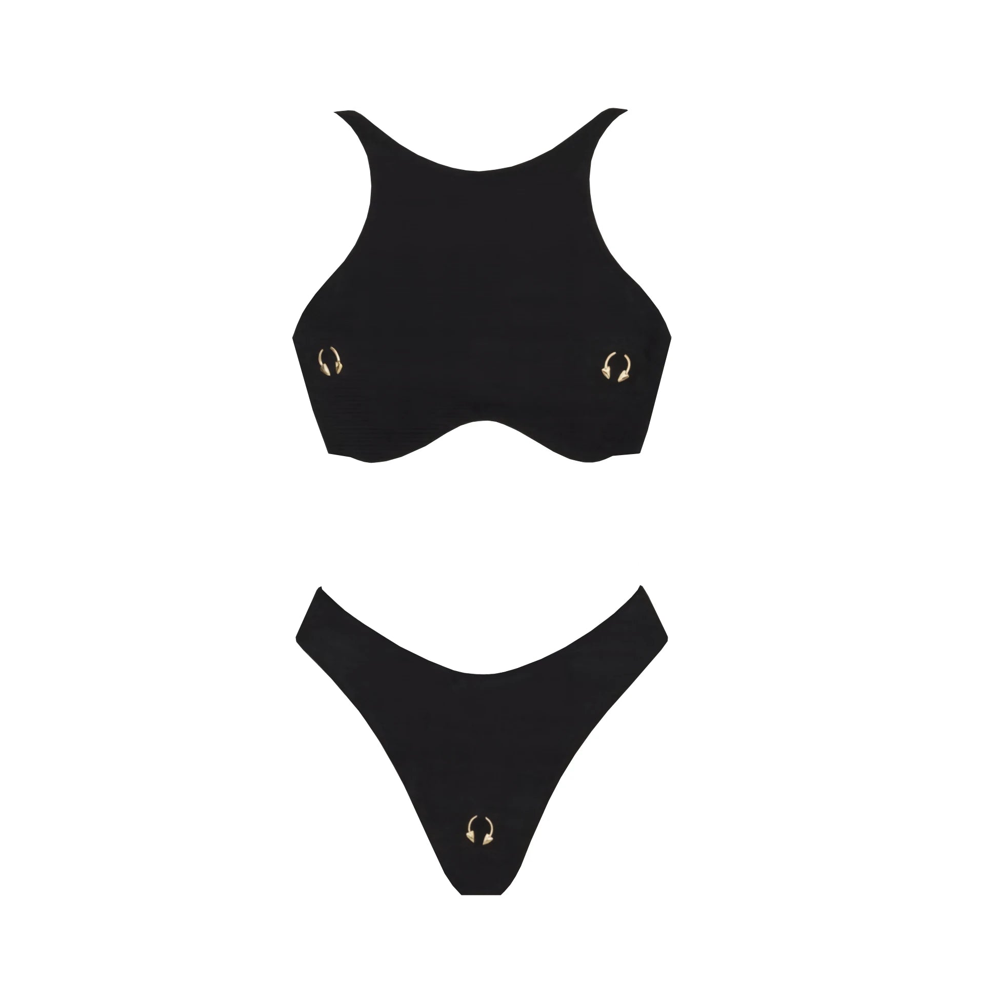 2026 2tlg. sexy Damen-Badeanzug, einteilig, weibliche Bademode, unifarben, Biquini, hoch geschnitten, Monokini, Push-Up-Badeanzüge, Strandmode