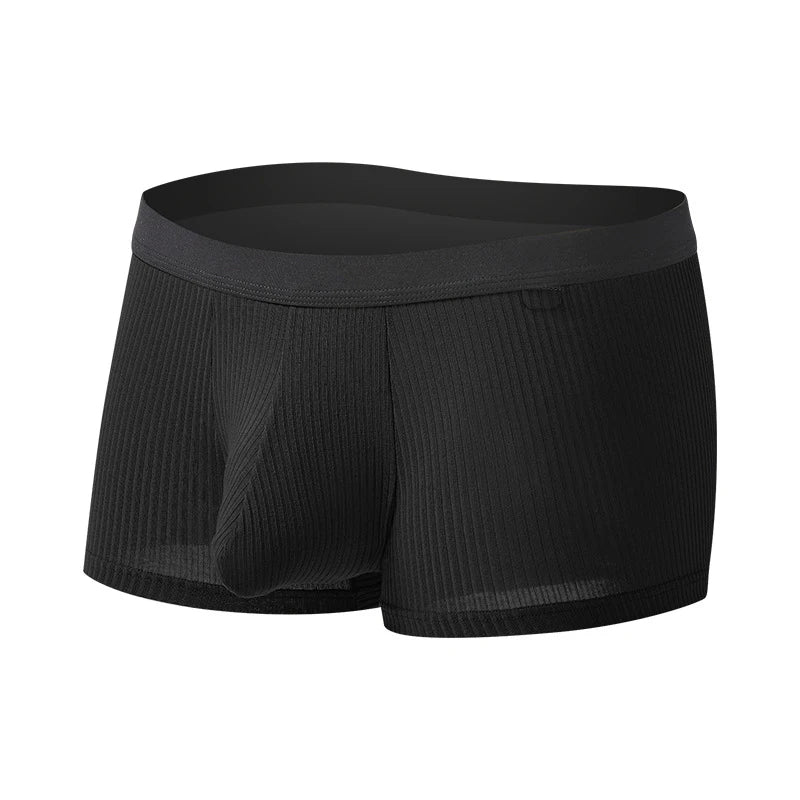 GTOPX MAN Baumwoll-Boxershorts mit Balltasche, Unterwäsche, große Taschen, sexy Unterhosen für Erwachsene