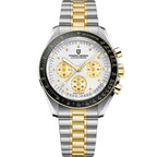Neue PAGANI DESIGN Moon Men Uhr Retro-Luxus-Quarzuhren für Herren Edelstahl Sport wasserdicht Chronograph Herren+Mit BOX
