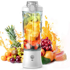Neuer tragbarer Mixer 600ML Elektrischer Entsafter Fruchtmixer 4000mAh USB wiederaufladbarer Smoothie Mini Mixer Persönlicher Entsafter farbenfroh