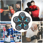 Verbesserter Smart Bluetooth Box-Trainer für Kinder mit 5-Ziel-Punktsystem, integriertem Akku und Musik für Heimfitness