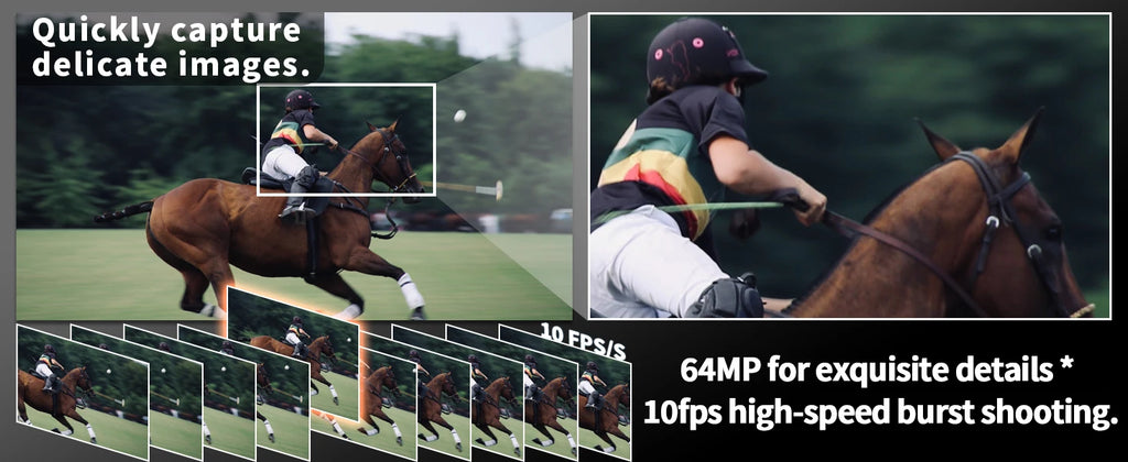 NBD 5K&64MP Digitalkameras für Fotografie, 16-fach optischer Zoom Kamera mit WiFi & App-Steuerung, Vlogging Kamera mit Autofokus