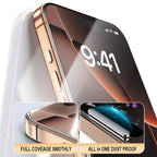 3 Stück Displayschutzfolie für iPhone 17 ProMax 17 PRO HD Panzerglas Vollständige Kantenabdeckung Einfache Installation für iPhone 17/16 Hülle