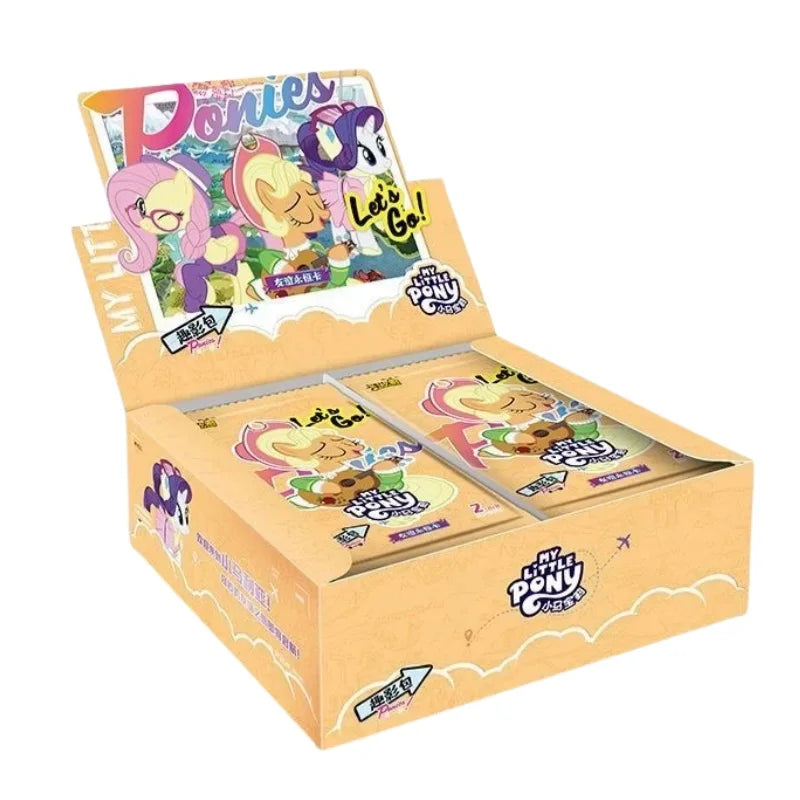 KAYOU Genuine My Little Pony Karte Freundschaft für immer Karten Star Pack Wunderschöne vergoldete Prinzessinnenkarten Sammelkarten Spielzeug Geschenke