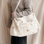 Wickeltasche Bär Umstandspaket Baby Windeltasche Kinderwagen Windel-Organizer Tragbare Einkaufstaschen Reise-Wickeltasche Messenger Bag