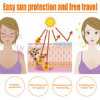 EELHOE Sonnenschutz Gesicht Ölregulierung UV-Isolation Anti-Sonne Feuchtigkeitsspendende Gesichts-Sonnencreme LSF 50 Gesichtsreparatur Hautpflege Sonnenbräunungslotion