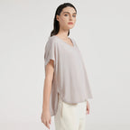 BC1095 Luxuriöse Damenbekleidung Seide Wolle Damen Kleidung lockere Merinowolle Weste Pullover für Damen