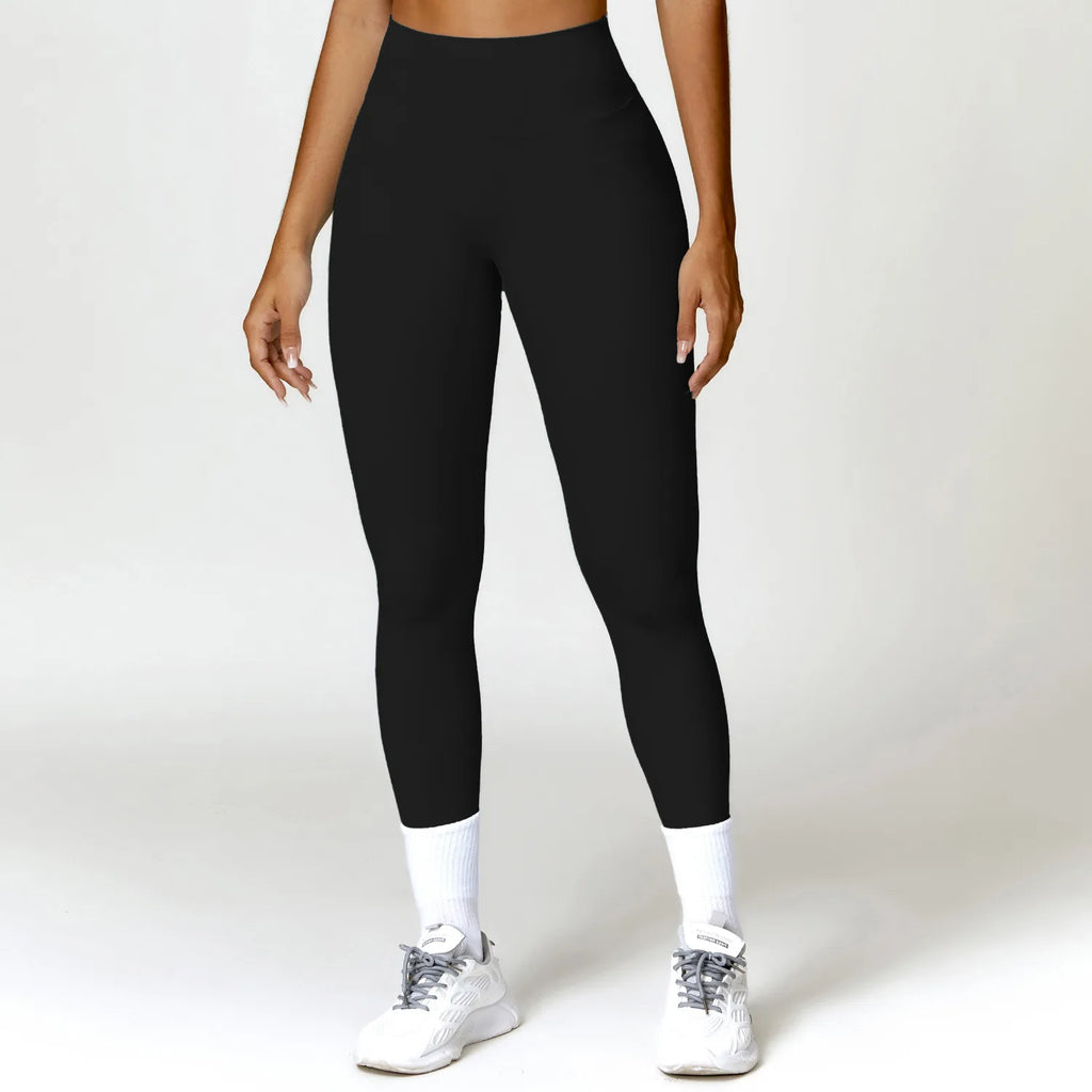 Neue Sommer High Waist Sport Leggings Damen Stretch Gymnastikhose Damen Lauf-Workout-Leggings Weibliche weiche Strumpfhose Push Up Yoga Hose