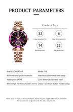 POEDAGAR Luxusuhr für Damen, wasserdicht, lässige Quarzuhr für Damen, hochwertige elegante Damenuhren, Damenuhr Reloj+Box
