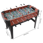 Tischkicker Tischfußballspiel 8 Stangen Tischfußballspiel 119x61cm Indoor-Unterhaltung für Kinder, Erwachsene, Heimspielzimmer