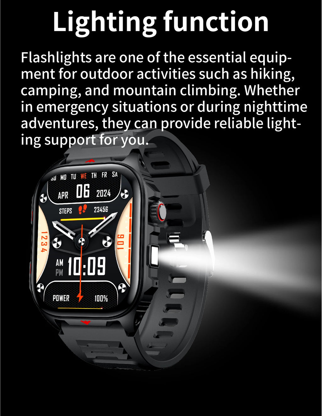 Elektronische Smartwatch BT-Anruf Herzfrequenzmesser Smartwatch Fitness Tracker Wasserdichte Sportuhren für Männer Frauen Android 2026