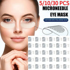 5/10/30 STÜCK Microneedle Augenpads Maske Koreanische Hautpflege Hyaluronsäure gegen Faltenbildung Alterung Augenringe Augenmaske Feuchtigkeitsspendend