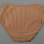 Weiche Baumwollhöschen mit hoher Taille Unterwäsche für Damen Atmungsaktive Übergröße Damen Slips Weibliche Dessous Unterhosen Höschen Gestreift