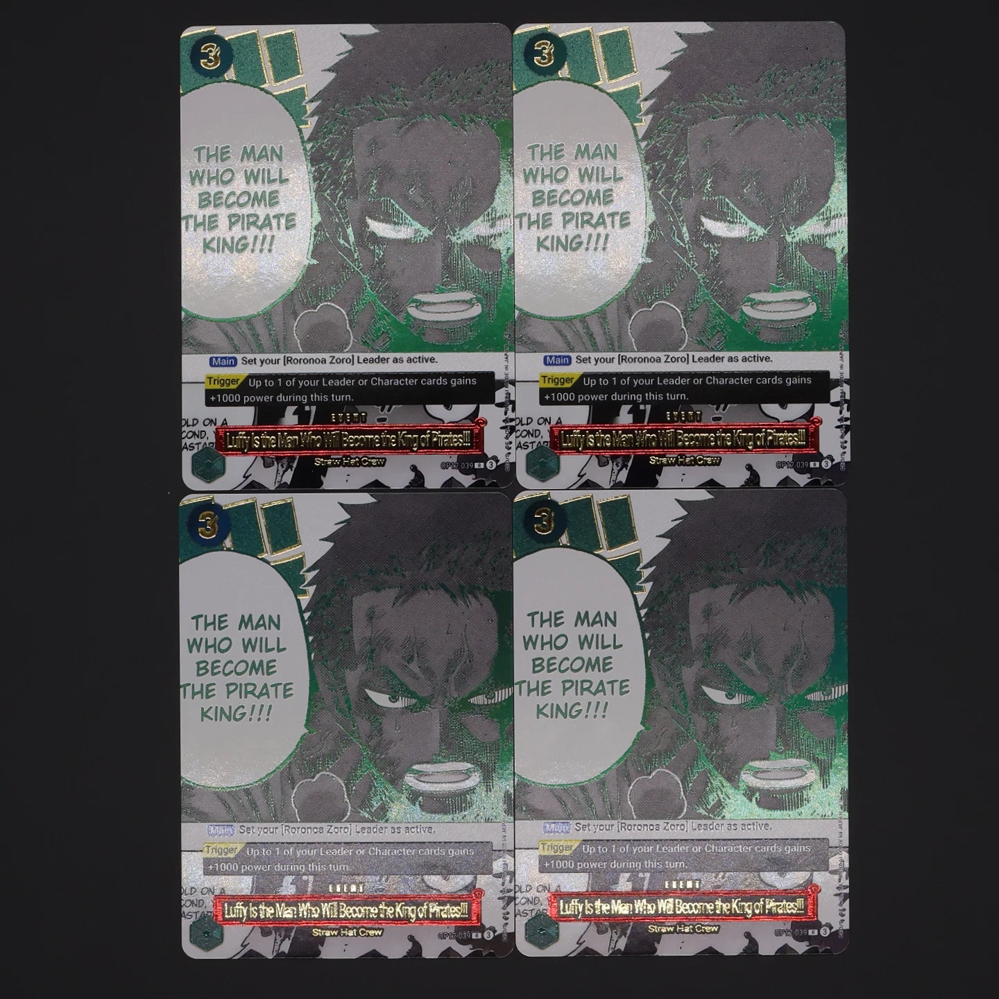 One Piece TCG OPCG English Manga Event Card Set Gear 2 DDM GGG Ground Death Frighten Me OP09 OP10 OP11 OP12 OP14 Goldprägung