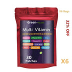 Multivitamin-Pflaster – Voller Vitamine & Mineralien, steigert die Energie, unterstützt das Immunsystem, bietet antioxidative Vorteile.