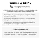 NEUE TRIMUI BRICK Hammer Handheld-Spielkonsole 3,2'' IPS-Bildschirm Linux-System Metallgehäuse Tasten-LED-Beleuchtung Kostenlose Tastenkappen-Geschenke