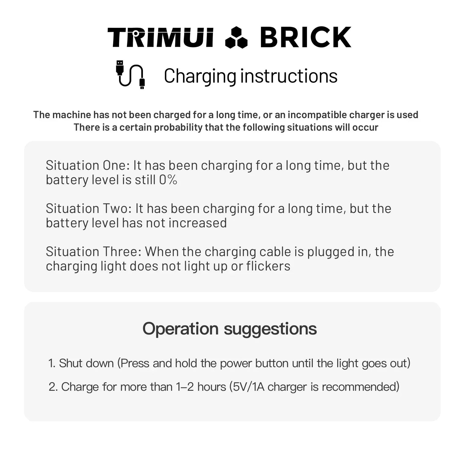 NEUE TRIMUI BRICK Hammer Handheld-Spielkonsole 3,2'' IPS-Bildschirm Linux-System Metallgehäuse Tasten-LED-Beleuchtung Kostenlose Tastenkappen-Geschenke