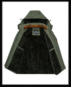 Herren Winterjacke Fleece-Futter Outdoor Parka Mantel Kapuzen-Windbreaker Militär Dick Warme Oberbekleidung Große Größe 6XL Multi-Taschen