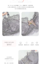 MOYISU Sommer-Dessous-Set, transparenter französischer Spitze, Minimizer-BH, Slip, ultradünn, sexy Damenunterwäsche, großer Busen, sexy Po & Höschen