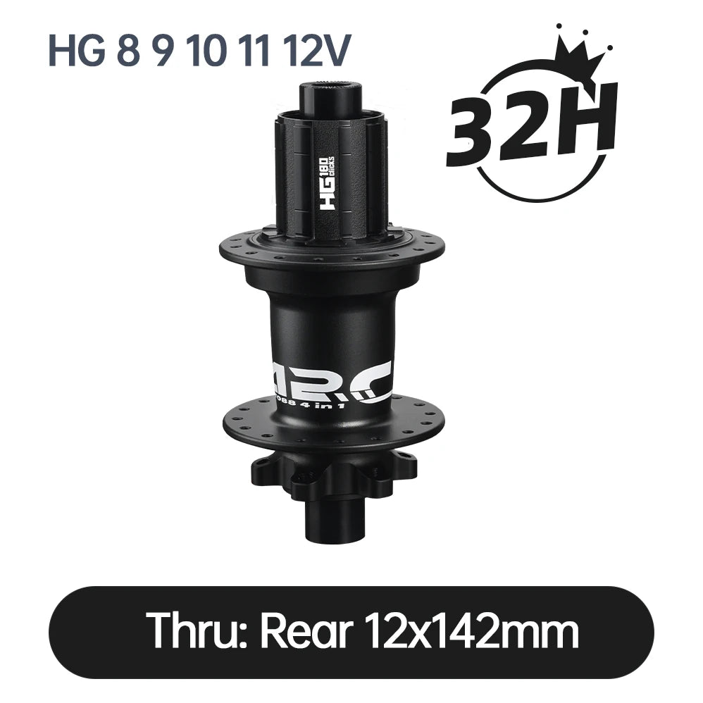 ARC MT088 MTB Nabe 6 Sperrklinken 180 Klicks Abgedichtete Lager Nabe Vorne 9x100 15x100 Hinten 10x135 12x142 Fahrrad Cube 8 9 10 11 12-fach