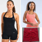 AYBL Fashion Shorts Low Waist Seamless Yoga Shorts Scrunch Bum Gym Shorts Damen Workout Biker Stretch Fitness Shorts