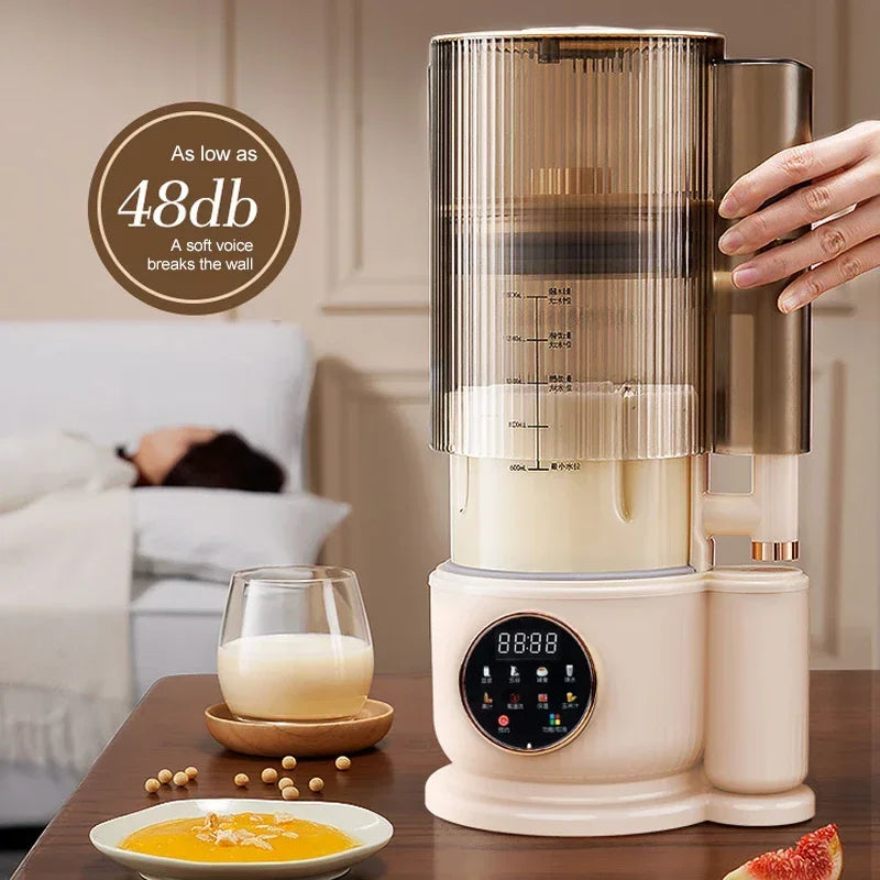 1500ML Sojamilchmaschine Elektrischer Entsafter Mixer Sojabohnenmilchbereiter Wandbrechmaschine Reispastenbereiter Frühstücksmaschine