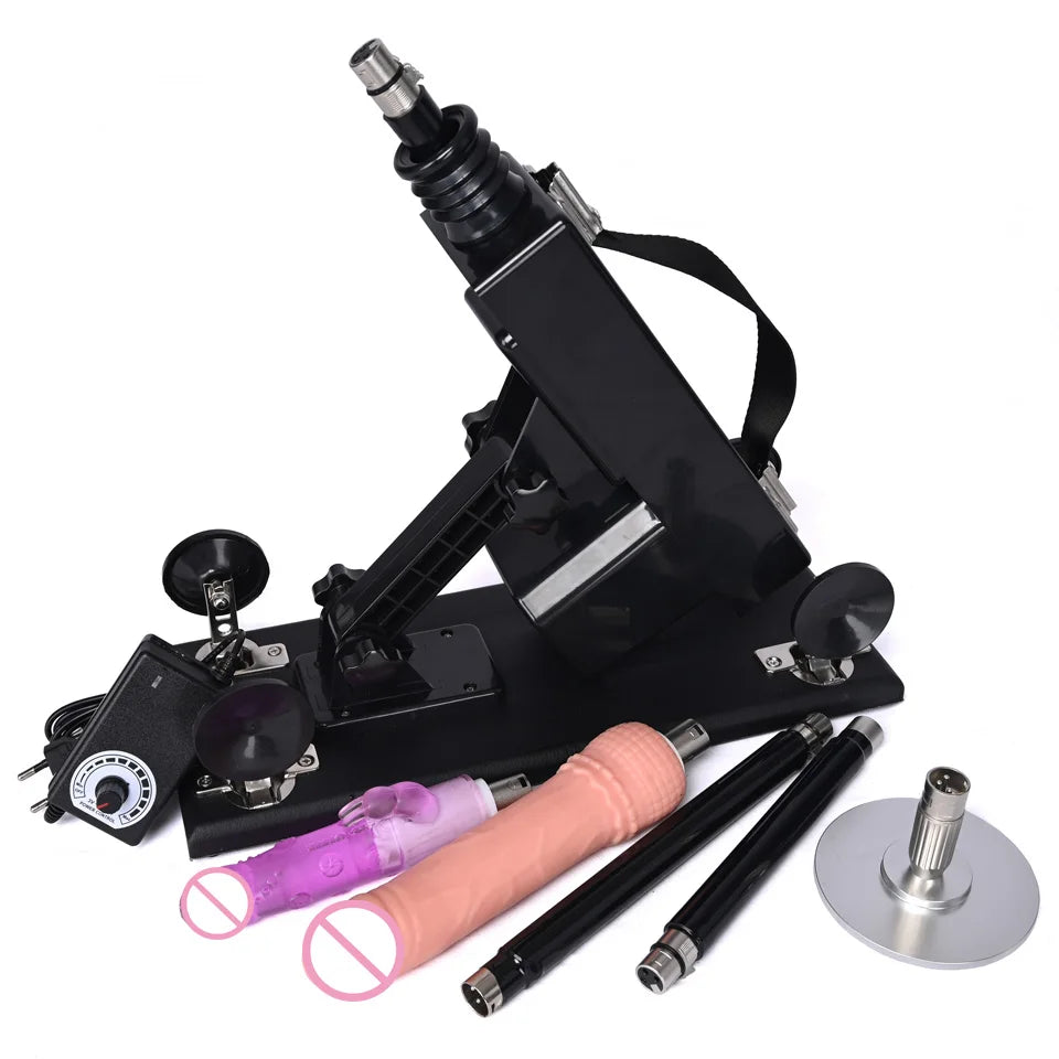 ROUGH BEAST Sexmaschine für Frauen und Männer mit Dildoaufsatz, automatische Masturbationsmaschine, 3XLR-Anschluss, Sexspielzeugprodukte