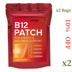 Tägliches B12 Pflaster Transdermal Selbstklebende Natürliche Mischung 30 Stück für 1 Monat Vitamin B12 Pflaster
