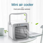 Tragbare Klimaanlage Persönlicher Luftkühler USB Persönlicher Desktop-Kühler Mini-Luftbefeuchter-Ventilator für den Schreibtisch